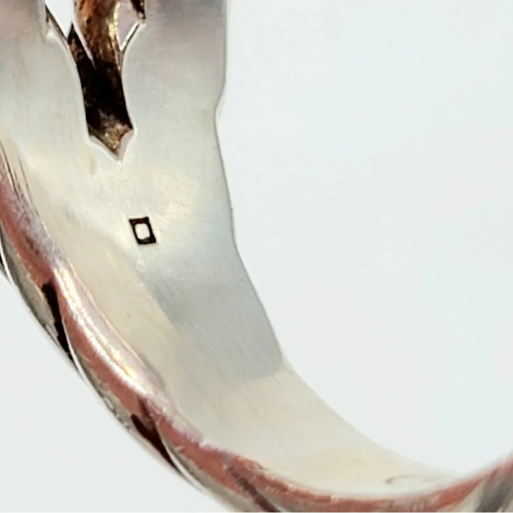 David Yurman Signature Oval Ring With Lavender Moonstone And Diamonds - Picture 15 of 15